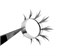 Ресницы черные в пучках OH! MY LASH Sweep - 12 линий - MIX (D 0.07 7-13мм) L24080