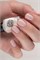 Лак Swanky Stamping для ногтей Укрепляющий №01 молочно-белый 6мл 4673737382143