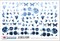 Наклейки с липким слоем Stickers «Blue garden» (S-25) 7930098781891