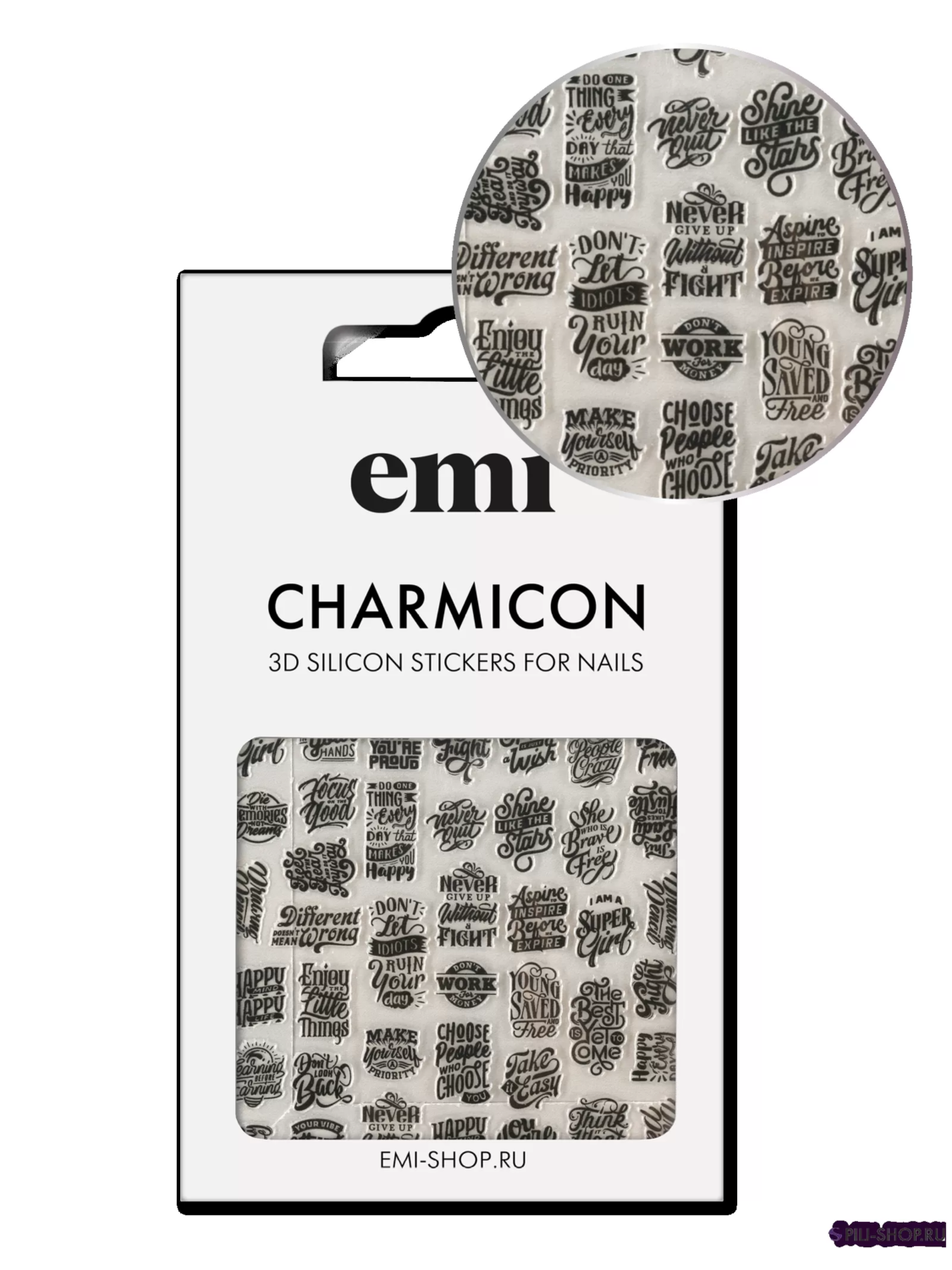 E.Mi Charmicon 3D Silicone Stickers №230 Уличный стиль