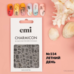 E.Mi Charmicon 3D Silicone Stickers №234 Летний день