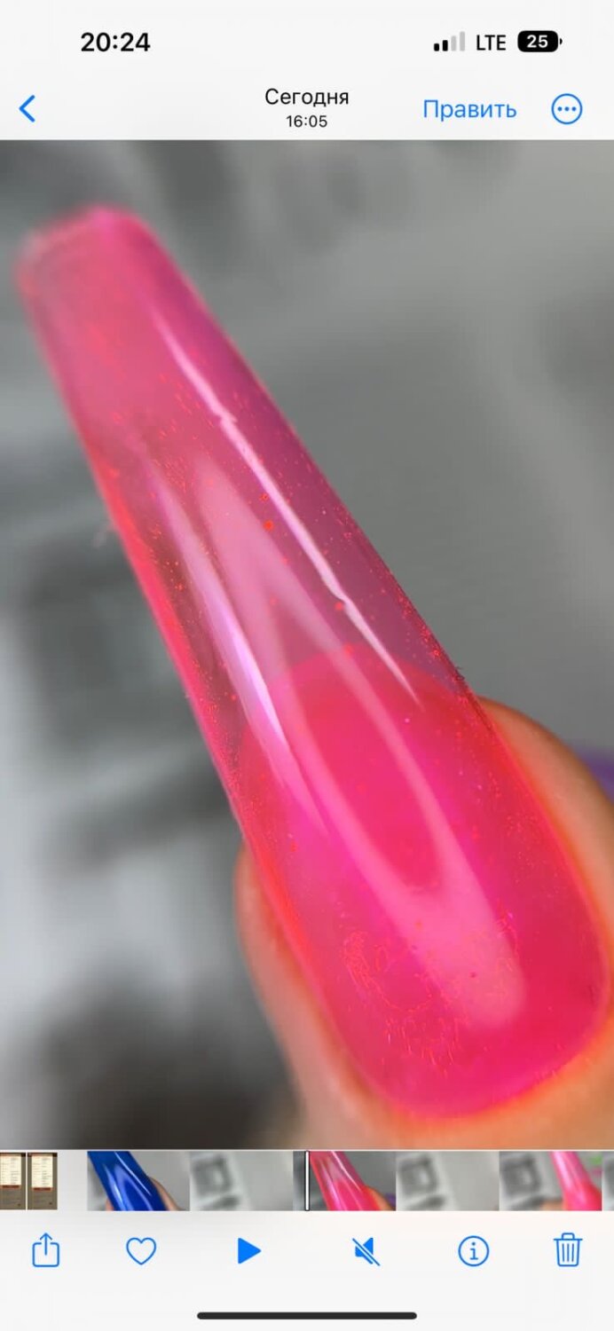 Гель витражный Lakres Crystal 2, 15 g (розовый)