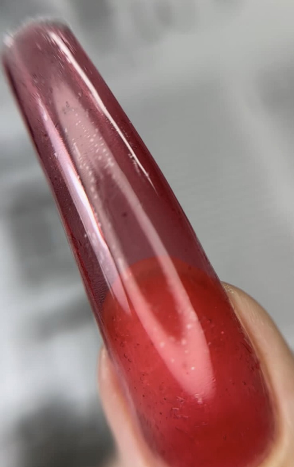 Гель витражный Lakres Crystal 3, 15 g (бордовый)