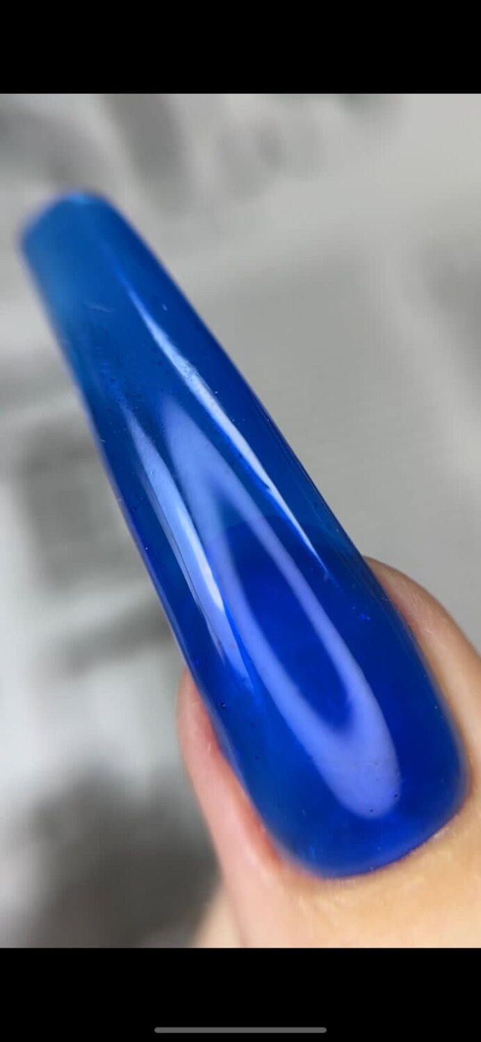 Гель витражный Lakres Crystal 5, 15 g (синий)