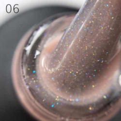 Grattol Rubber Base Glitter 6