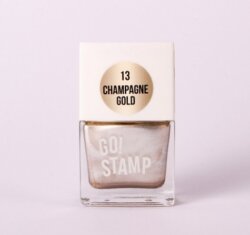 Лак для стемпинга Go Stamp 13 Champagne gold
