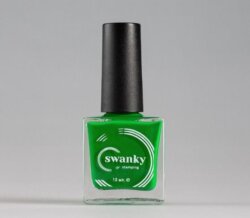 Лак для стемпинга Swanky Stamping №009, зеленый, 10 мл.
