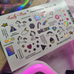 LUCKY ROSE Foil Colour holography-84