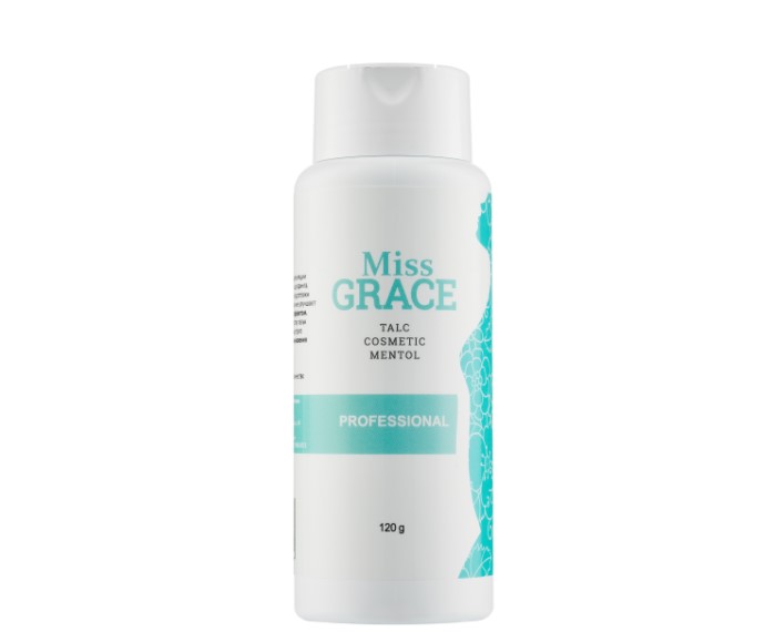 «Miss Grace» Тальк косметический для депиляции с Ментолом Professional 120 гр