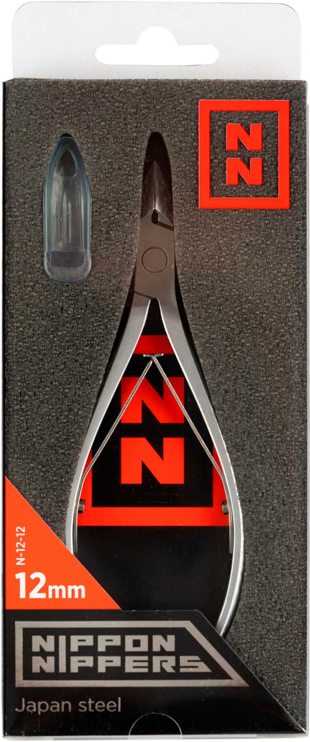 NN_N-12-12 Nippon Nippers. Кусачки для кутикулы. Лезвие 12 мм. Двойная пружина. Ручная заточка.