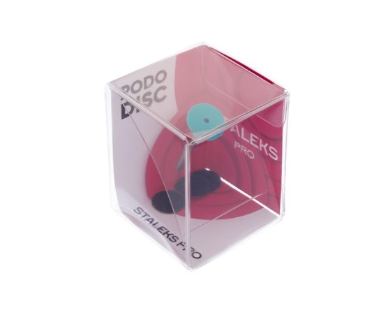 Педикюрный диск пластиковый PODODISC STALEKS PRO XS в комплекте с сменным файлом 180 грит, 5 шт. (10 мм)