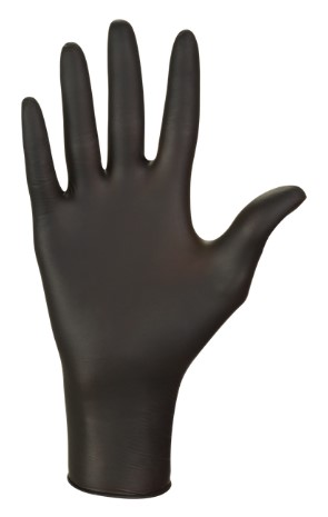 Перчатки нитриловые nitrylex PF (цвет черный), размер S