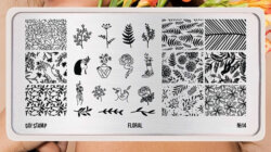 3 за 670 Пластина для стемпинга Go Stamp 14 Floral