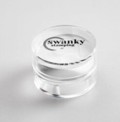 Штамп Swanky Stamping, силиконовый, прозрачный, круглый 4 см.