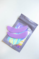 Силиконовые патчи (накладки) фиолетовые Salon312, 1 пара