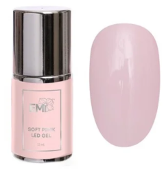 E.Mi Soft Pink LED Gel в бутылочке, 15 мл.