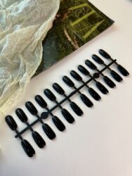 Типсы отрывные миндаль черные, 240 шт