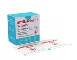 MILV Влажные антибактериальные салфетки. 30 шт