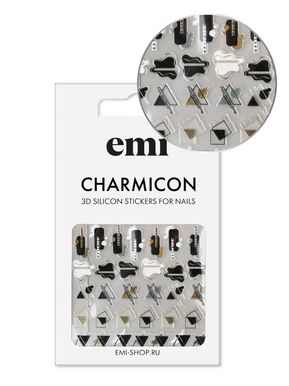 E.Mi Charmicon 3D Silicone Stickers №237 Оптимизм