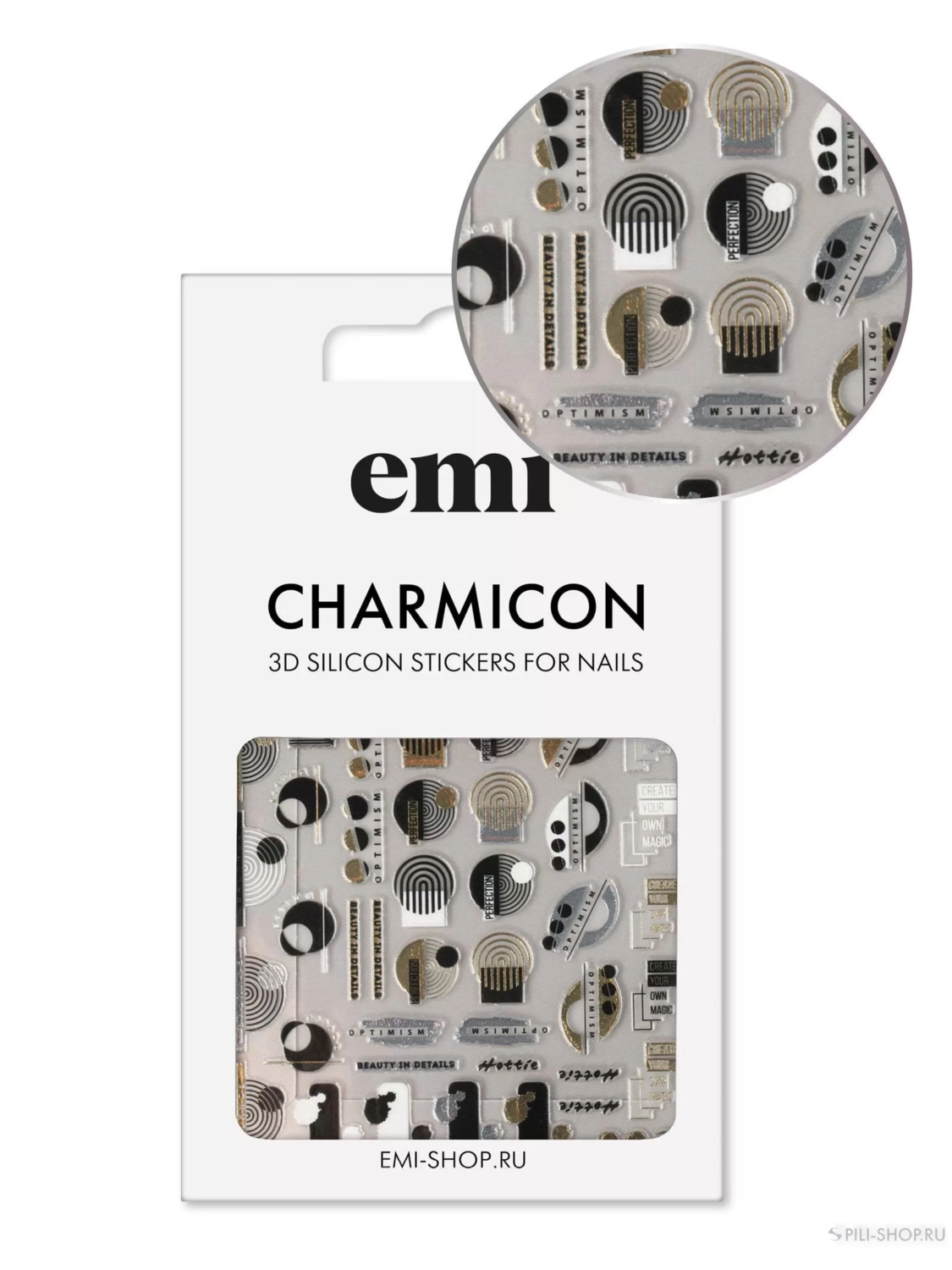 E.Mi Charmicon 3D Silicone Stickers №239 Баланс