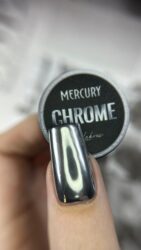 Гель-краска Lakres Mercury Chrome, 5 мл  (жидкий металл)