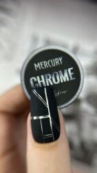 Гель-краска Lakres Mercury Chrome, 5 мл  (жидкий металл)