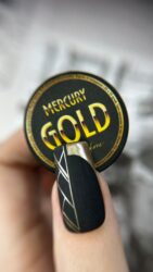Гель-краска Lakres Mercury Gold 5 мл  (жидкий металл)