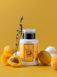 «GEL-OFF Professional» Средство для обезжиривания ногтей и снятия липкого слоя Cleaner CANDY , Абрикосовый тарт (с помпой для ватных дисков), 200 мл