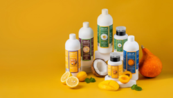 «GEL-OFF Professional» Средство для обезжиривания ногтей и снятия липкого слоя Cleaner CANDY , Абрикосовый тарт (с помпой для ватных дисков), 200 мл