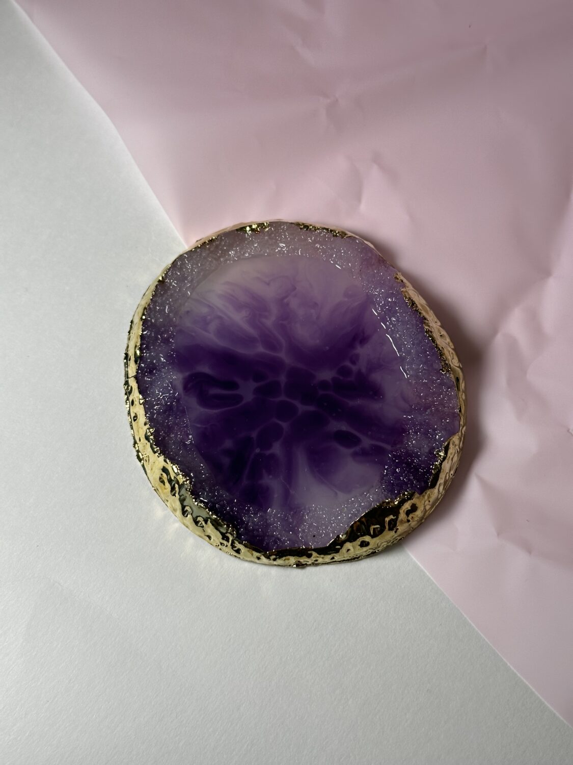Пластина Драгоценный камень фиолетовый