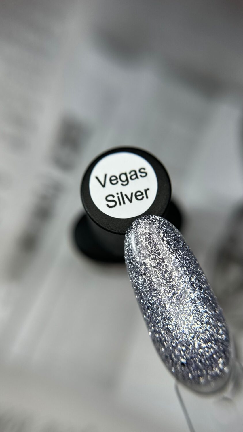 Гель- лак ILLUSION  Vegas Silver 5 мл