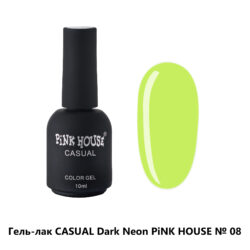 08 Гель-лак Casual Dark Neon Pink House