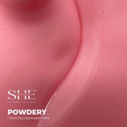 «SHE» GEL CONSTRUCTION POWDERY(15 ml)