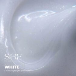 SHE GEL CONSTRUCTION TINSEL WHITE (15 ml)