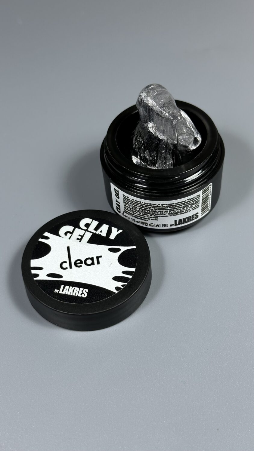 Гель Lakres Clay Gel Clear, 15 ml