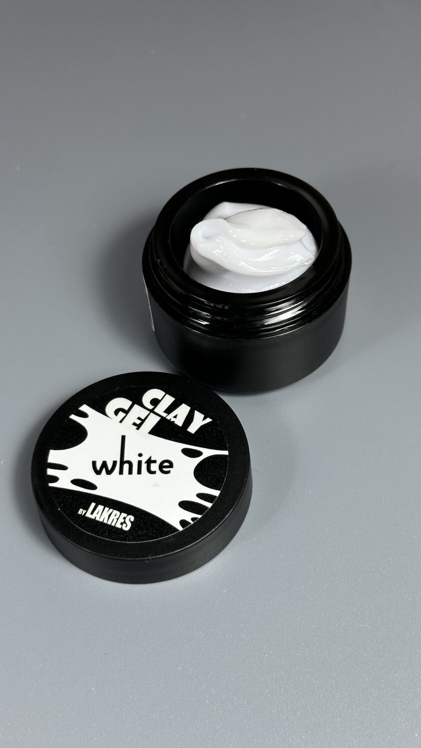 Гель Lakres Clay Gel White, 15 ml