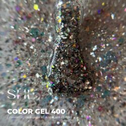 «SHE» GLITTER GEL POLISH «TATI» #400(10 ml)