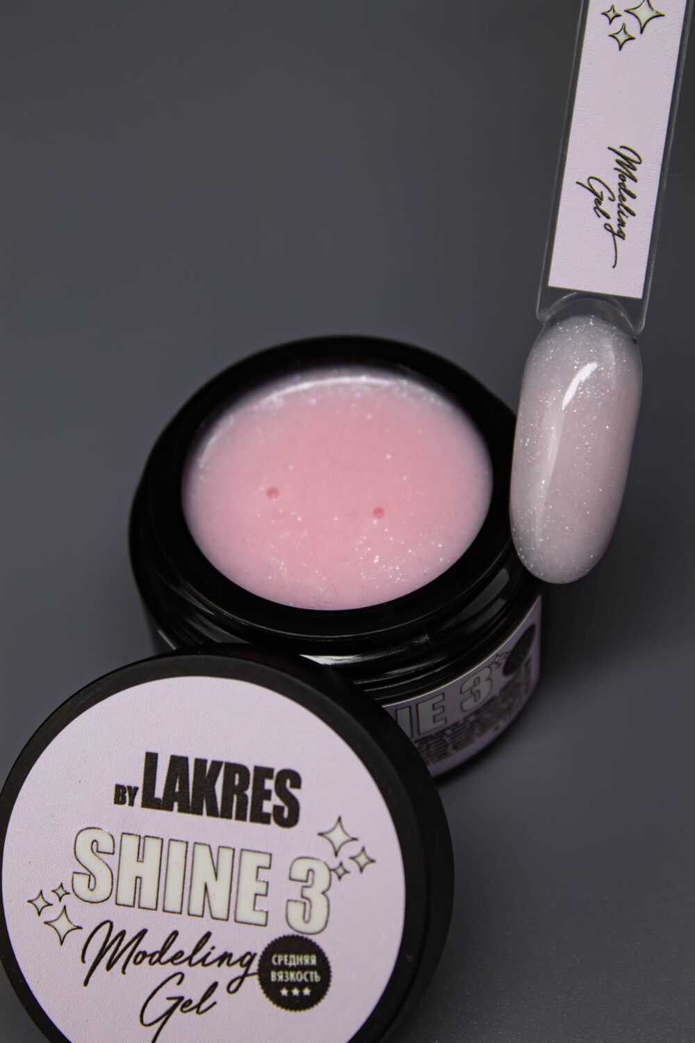 Гель Lakres Modeling Gel Shine 3, 15 мл