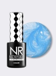 Nail Republic-015 Гель-лак, PEARL PRINT Жемчужное небо 10 мл