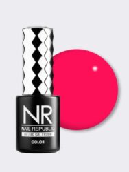 Nail Republic-212 Neon гель-лак, Пламенная маджента Крайола 10 мл