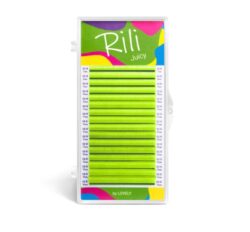 Ресницы неоновые желтые Rili Juicy — 16 линий — MIX (C 0.10 7-14мм),
