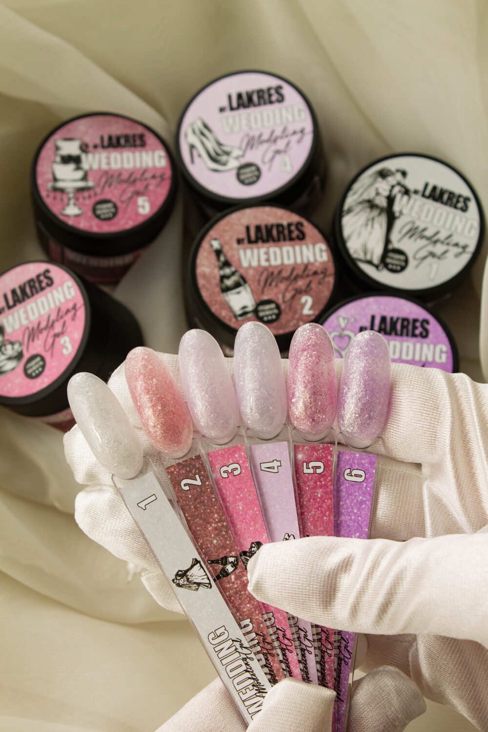Гель Lakres Modeling Gel Wedding 6, 15 мл