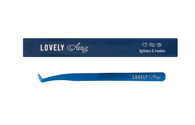 Пинцет для наращивания ресниц Lovely, серия Aeris, тип Мини-сапожок
