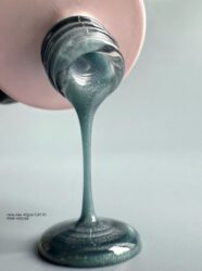 Гель лак 01 aqua cat  Pink House