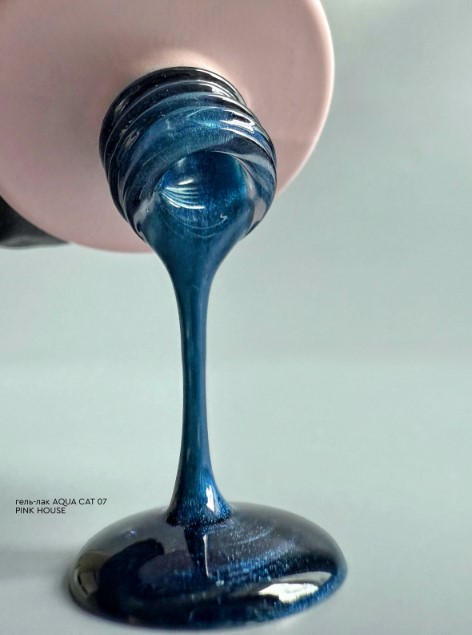 Гель лак 07 aqua cat Pink House