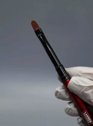 Кисть Lakres для геля овал  Vamp с колпачком