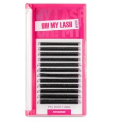 Ресницы черные OH! MY LASH в пучках YY-U — 12 линий — MIX (D 0.07 8-15мм)