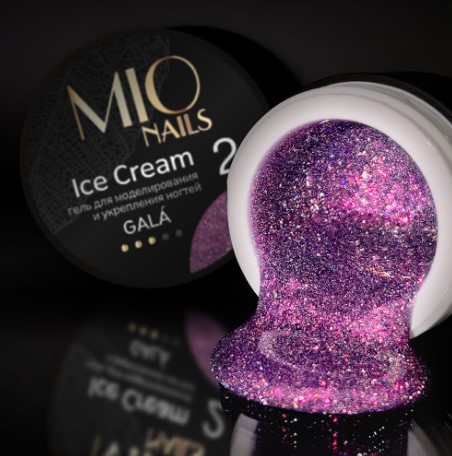 Гель для моделирования ногтей. Ice Cream Gel Gala # 02, 13 г