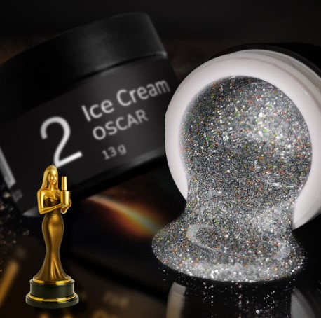 Гель для моделирования ногтей. Ice Cream Gel Oscar # 02, 13 г