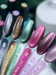 Гель-лак с эффектом кошачий глаз ENIGMANIC AURA silk cat 10 мл. #04